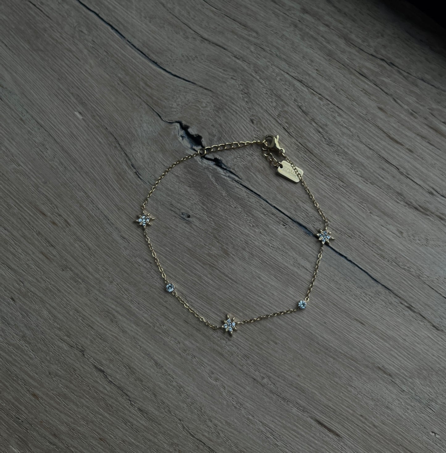 STER, DIAMANT ARMBAND GOUD