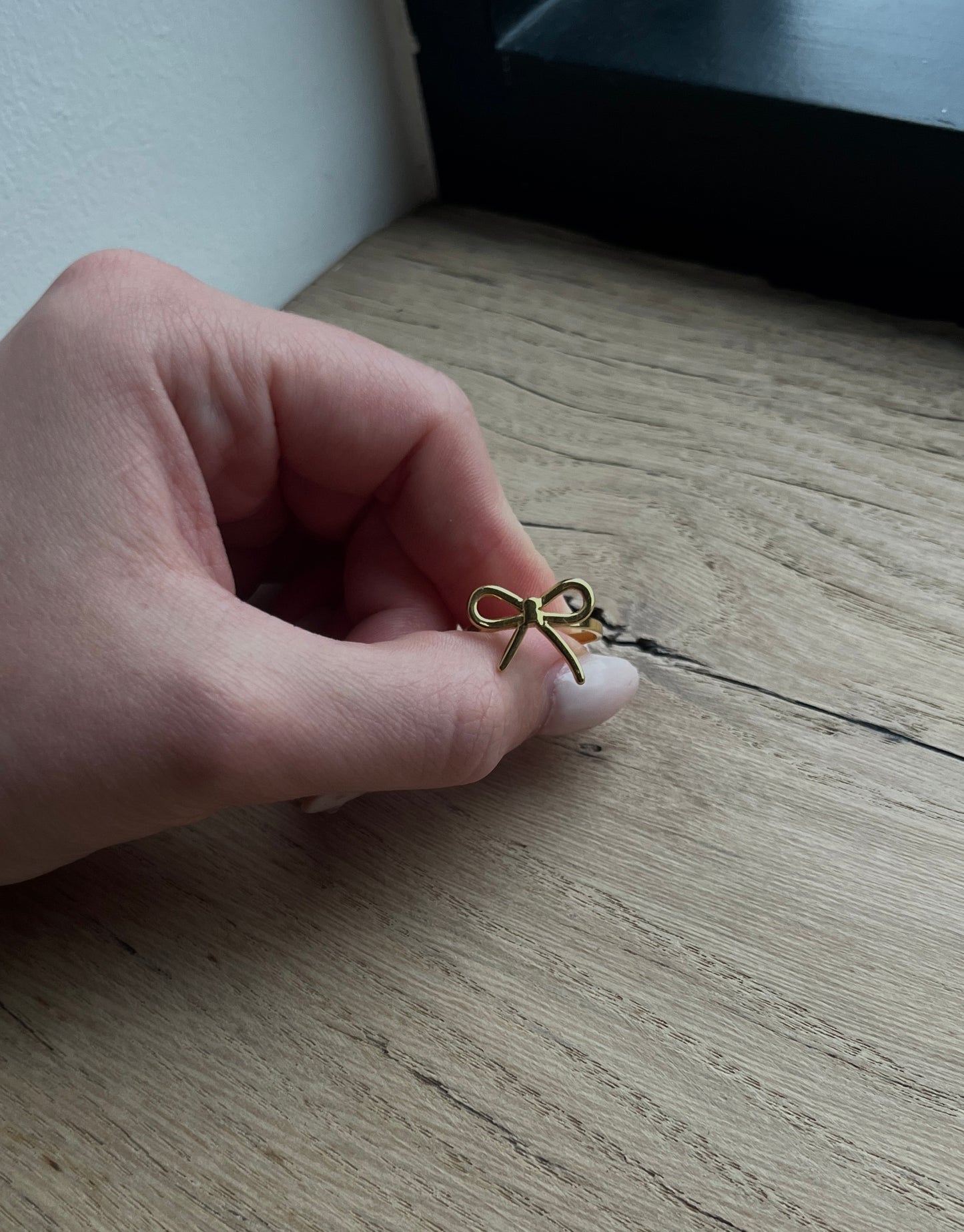 STRIKJES RING GOUD