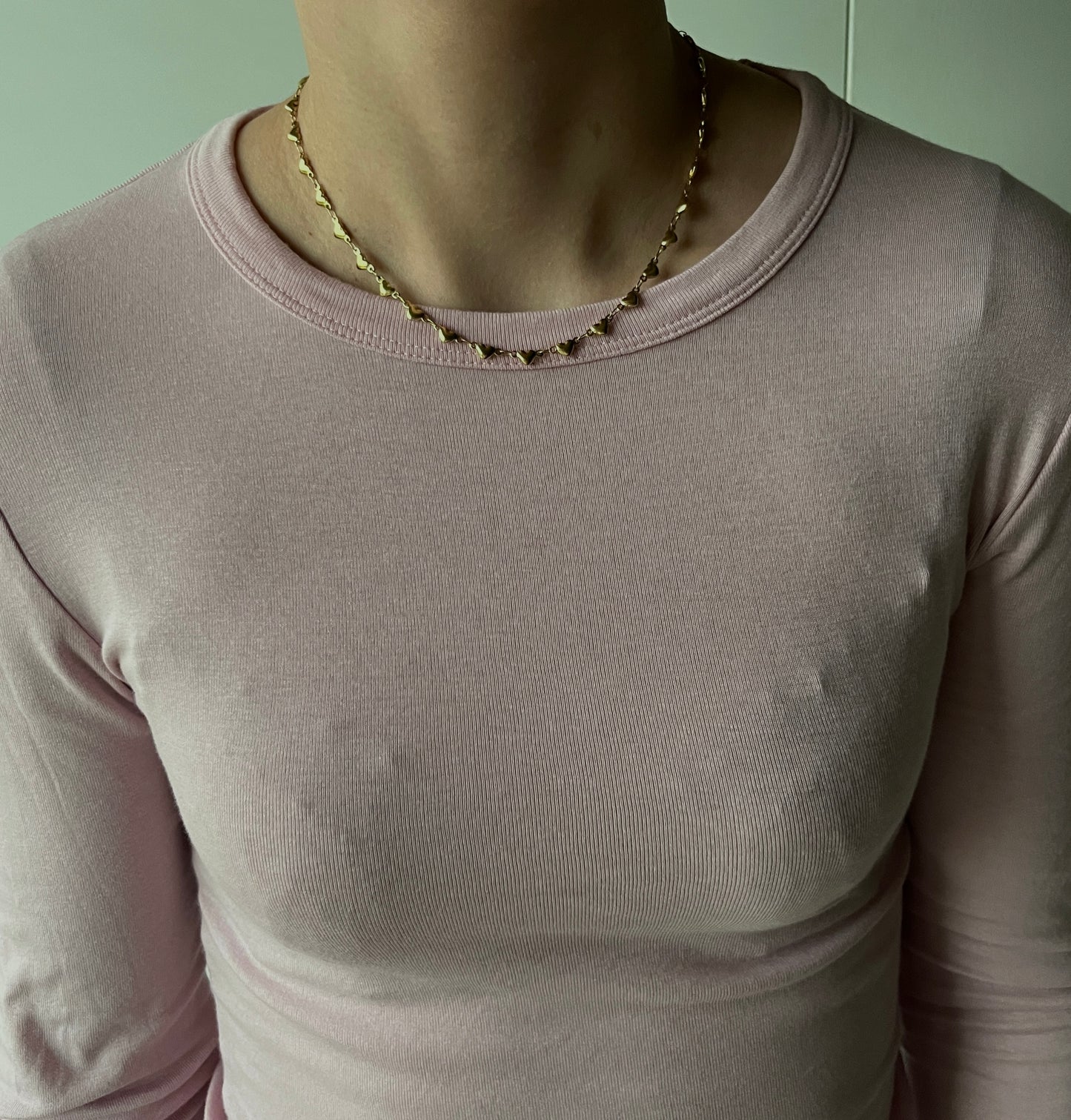 KLEINE HARTJES KETTING GOUD