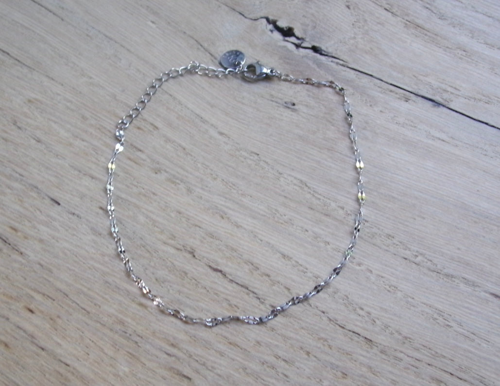 BASIC ENKELBANDJE ZILVER