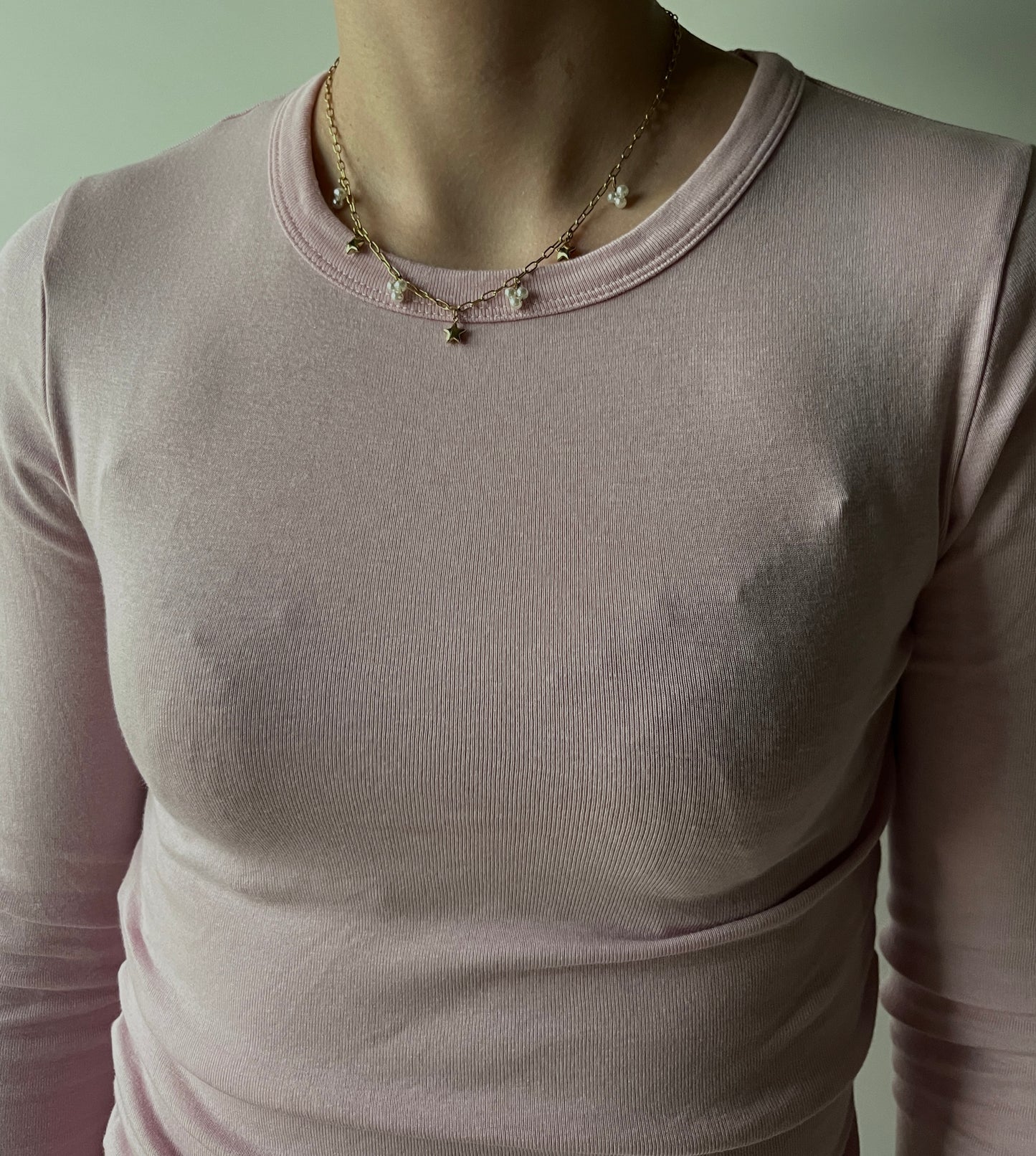 SCHAKELKETTING MET BEDELS GOUD