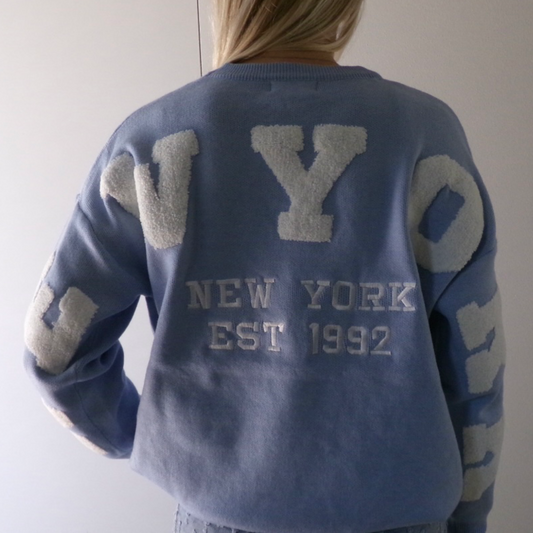 TRUI NEW YORK BLAUW/WIT