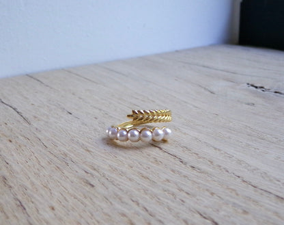 PARELS RING GOUD