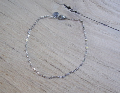 BASIC ENKELBANDJE ZILVER