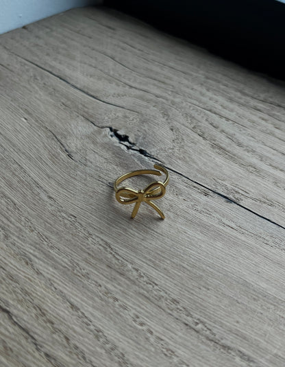 STRIKJES RING GOUD