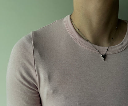 HART KETTING ZILVER