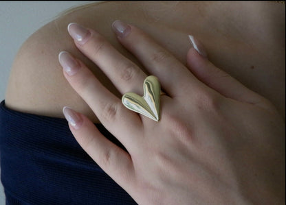 GROOT HART RING GOUD