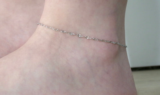 BASIC ENKELBANDJE ZILVER
