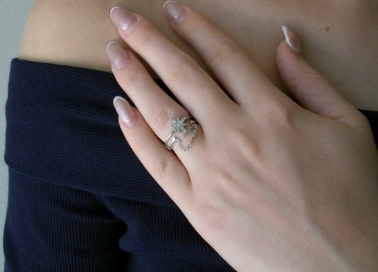 STER RING ZILVER